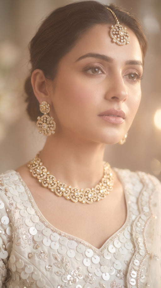 Gold-plated kundan necklace set: what the label actually means