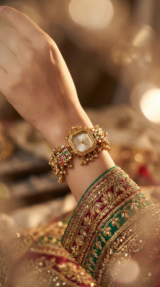 Heritage Luxury Octagonal Dial Rajwadi Watch for Women by Cunei India