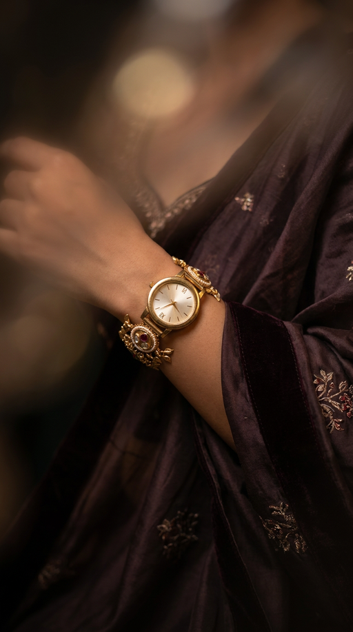 Heritage Luxury Round Dial Premium Rajwadi Watch by Cunei India