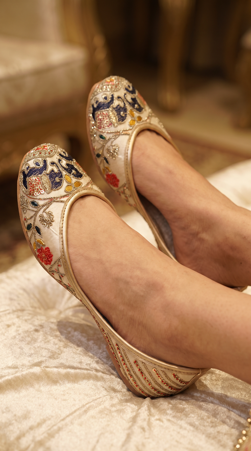 White Elephants Jutti for Women by Cunei India