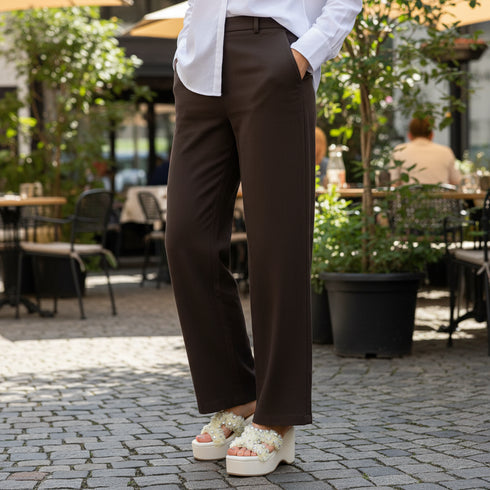 Off White Floral Frill Wedge Heels