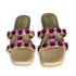 Royal Pink Flat Sandals