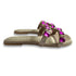 Royal Pink Flat Sandals