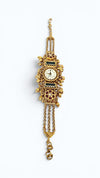 Rajsi Ruby Red and Green Meenakari Ghungroo Watch for Women