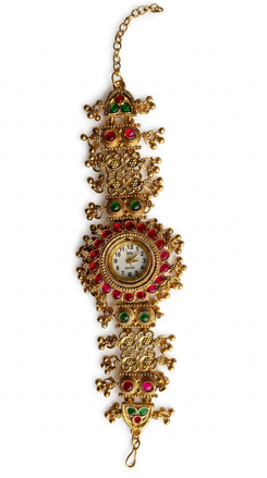 Floral Ghungroo Rajwadi Watch for Women