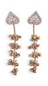 Bronze Kashmiri Delicate Earrings for Women - Party & Wedding Wear