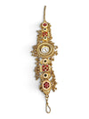 Heritage Red Stone Work and Pearl Rajwadi Watch for Women
