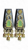 Mint Green Laxmi Dangling Earrings for Women