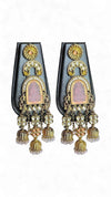 Light Pink Laxmi Dangling Earrings for Women