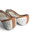 White Ghungroo Jutti for Women