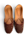 Dotted and Spotted in Tan Jutti for Women