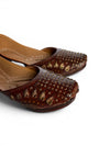 Dotted and Spotted in Tan Jutti for Women