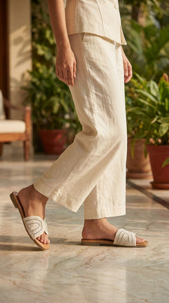 Beads Embellished Flats for Women - Casual and Festive Wear - view 5