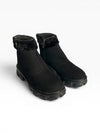 Black Furry K-Pop Boots - view 2