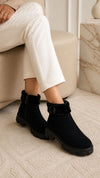 Black Furry K-Pop Boots - view 6
