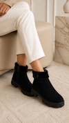 Black Furry K-Pop Boots - view 6