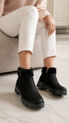 Black Furry K-Pop Boots - view 7