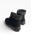 Black Furry K-Pop Boots - view 9