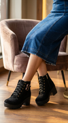 Black Laces K-Pop Boots - view 6