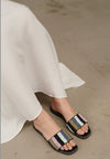 Black Multicolored Flats for Women - Daily & Office Wear - Image 3 - Cunei India