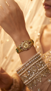 Champagne Oval Elephant Bracelet Watch product photo, Cunei India