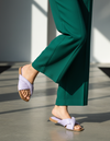 Lilac Convoluted Flats for Women - Daily & Office Wear - Image 1 - Cunei India