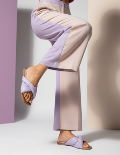 Lilac Convoluted Flats for Women - Daily & Office Wear - Image 2 - Cunei India