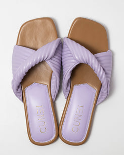 Lilac Convoluted Flats for Women - Daily & Office Wear - Image 4 - Cunei India
