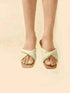 Convoluted Matcha Green Flats - cunei