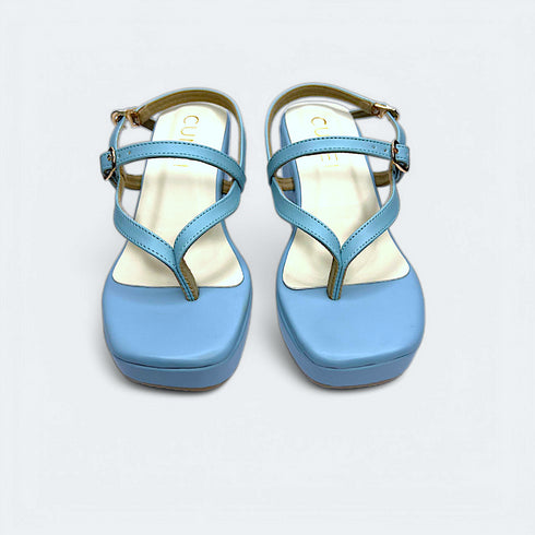 Delicate Blue Wedges - Wedges