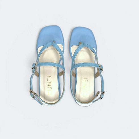 Delicate Blue Wedges - cunei