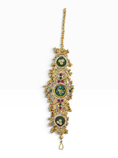 Emerald Cluster Elephant Bracelet Watch for Women - view 2