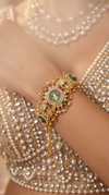 Emerald Cluster Elephant Bracelet Watch product photo, Cunei India