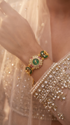 Emerald Crescent Peacock Bracelet Watch product photo, Cunei India