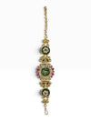 Emerald Floral Medallion Bracelet Watch for Women - view 2