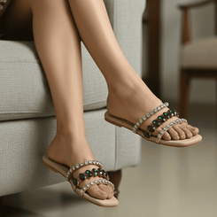 Emerald Green Flats for Women - Daily & Office Wear - Image 5 - Cunei India