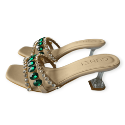 Emerald Green Heels for Women - Party & Wedding Wear - Image 5 - Cunei India