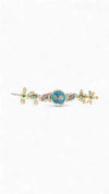 Imperial Emerald Green and Ruby Red Pearl Open-Work Watch, side view, Cunei India