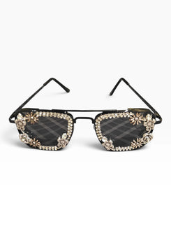 Black floral crystal glares product photo, Cunei India