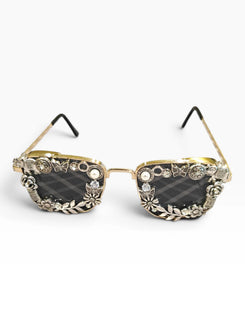 Rounded floral pearl glares product photo, Cunei India