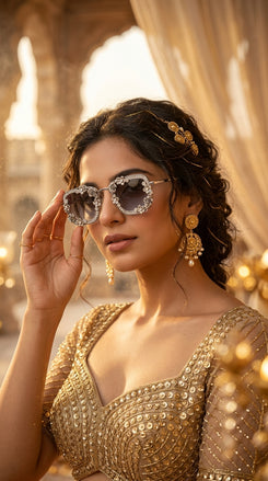 Blue tint silver glares side view, Cunei India