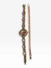 French Vintage Round Pink Dial Heritage Watch Bracelet for Women - view 2
