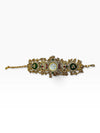 Gold, Green, and Red Ethnic Bracelet Watch for Women - view 3