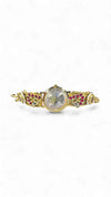 Gold, Red, Green, and White Pearl Ethnic Bracelet Watch for women, Cunei India