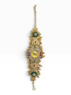 Gold Shield Ruby Bracelet Watch for Women - view 2