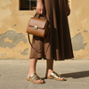 Golden Gladiator Slip Ons for Women - All Occasions - Image 1 - Cunei India
