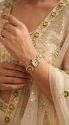 Green Beaded Bracelet Watch
