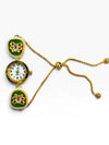 Green Beaded Bracelet Watch - view 3