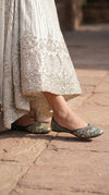 Green Ghungroo Jutti for Women - view 4