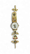Green and Red Pearl Ethnic Bracelet Watch for women, Cunei India